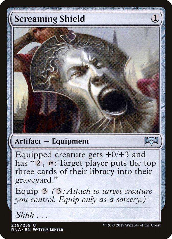 Screaming Shield [Ravnica Allegiance] | Tables and Towers