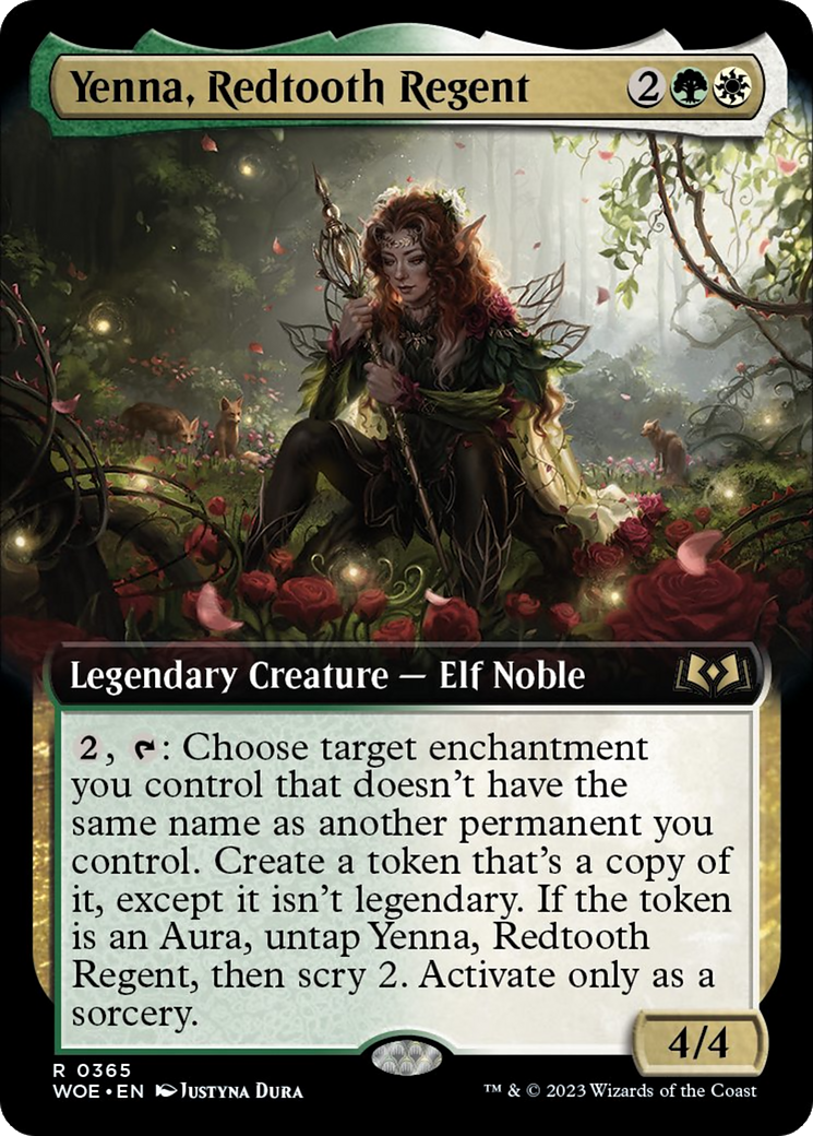 Yenna, Redtooth Regent (Extended Art) [Wilds of Eldraine] | Tables and Towers