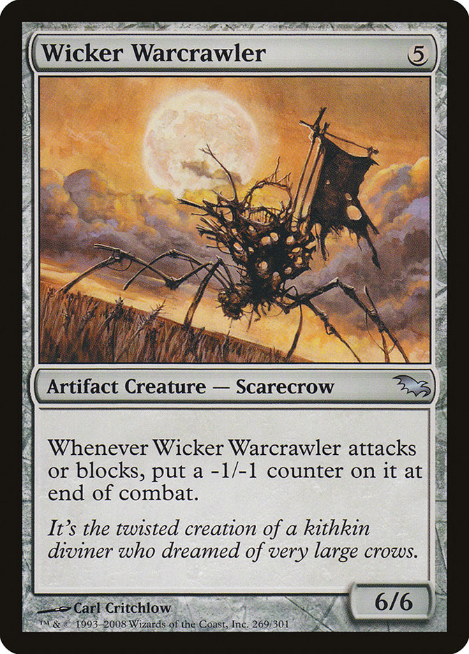 Wicker Warcrawler [Shadowmoor] | Tables and Towers