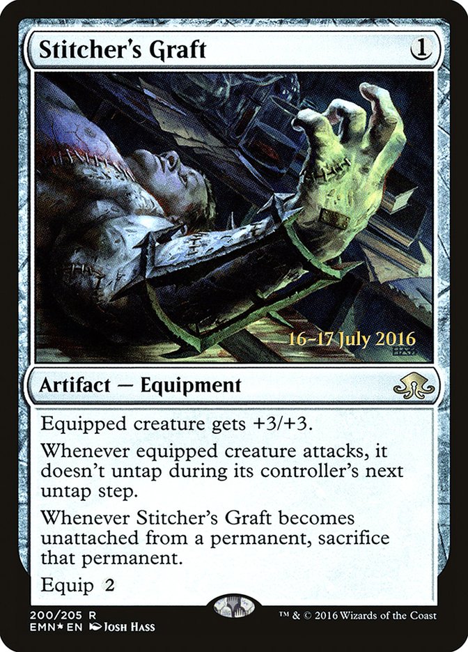 Stitcher's Graft [Eldritch Moon Prerelease Promos] | Tables and Towers