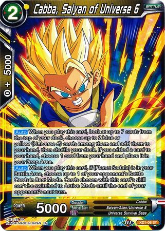 Cabba, Saiyan of Universe 6 (XD1-06) [Assault of the Saiyans] | Tables and Towers