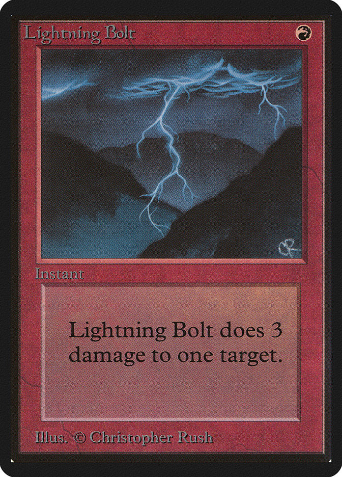 Lightning Bolt [Beta Edition] | Tables and Towers