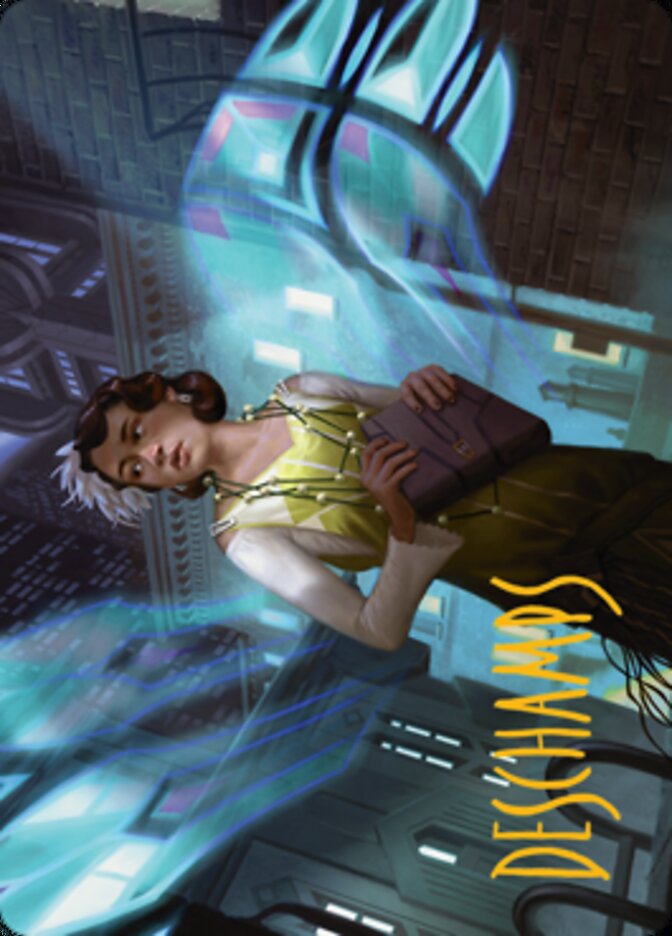 Giada, Font of Hope 1 Art Card (Gold-Stamped Signature) [Streets of New Capenna Art Series] | Tables and Towers