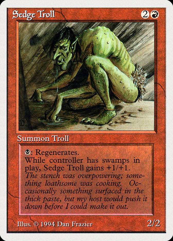 Sedge Troll [Summer Magic / Edgar] | Tables and Towers