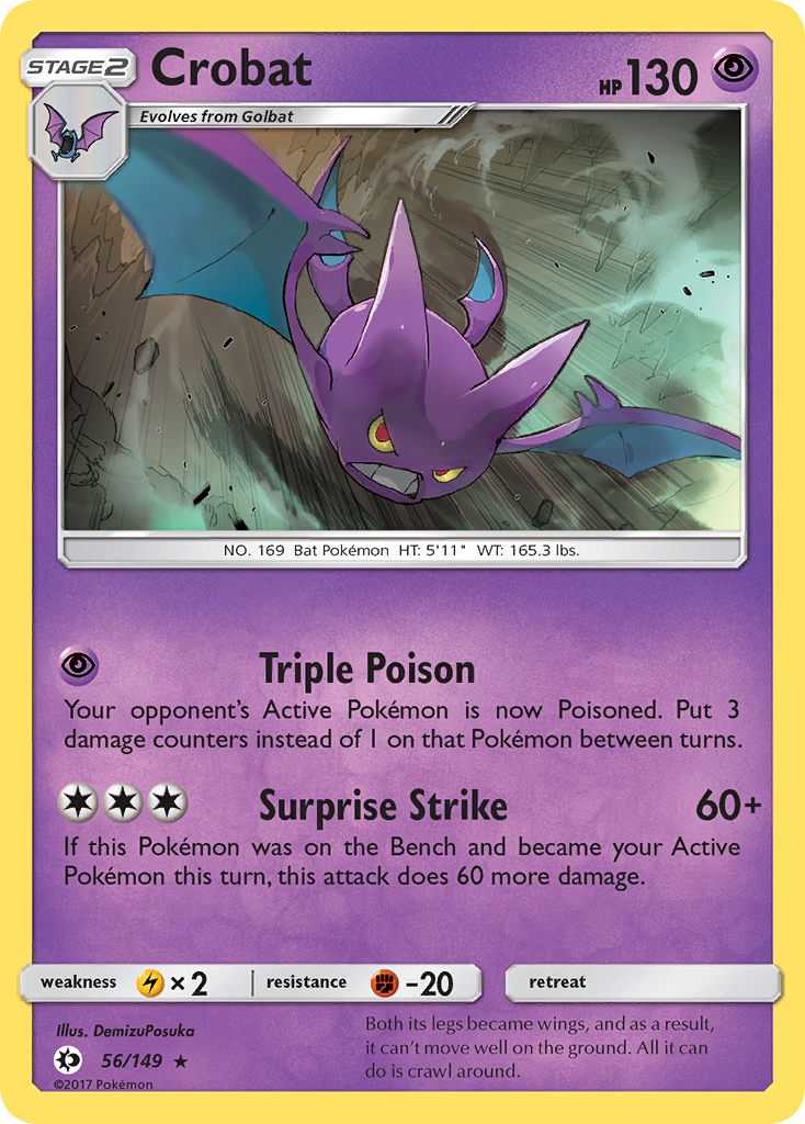 Crobat (56/149) [Sun & Moon: Base Set] | Tables and Towers