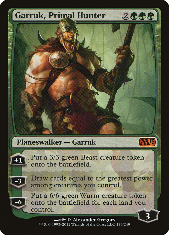 Garruk, Primal Hunter [Magic 2013] | Tables and Towers