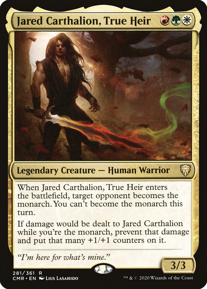 Jared Carthalion, True Heir [Commander Legends] | Tables and Towers