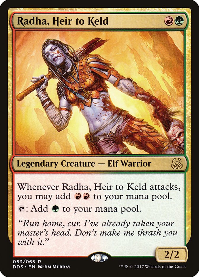 Radha, Heir to Keld [Duel Decks: Mind vs. Might] | Tables and Towers