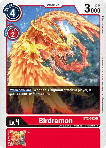 Birdramon [BT2-012] [Release Special Booster Ver.1.5] | Tables and Towers