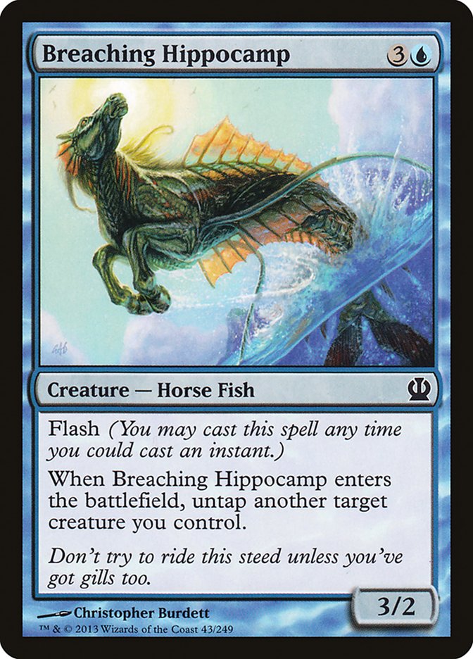 Breaching Hippocamp [Theros] | Tables and Towers