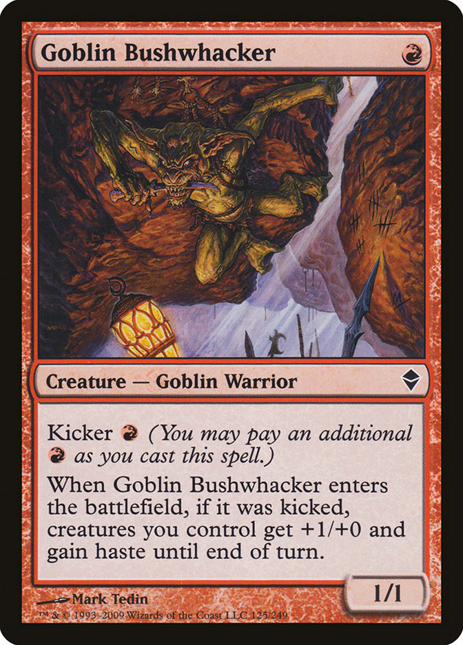 Goblin Bushwhacker [Zendikar] | Tables and Towers