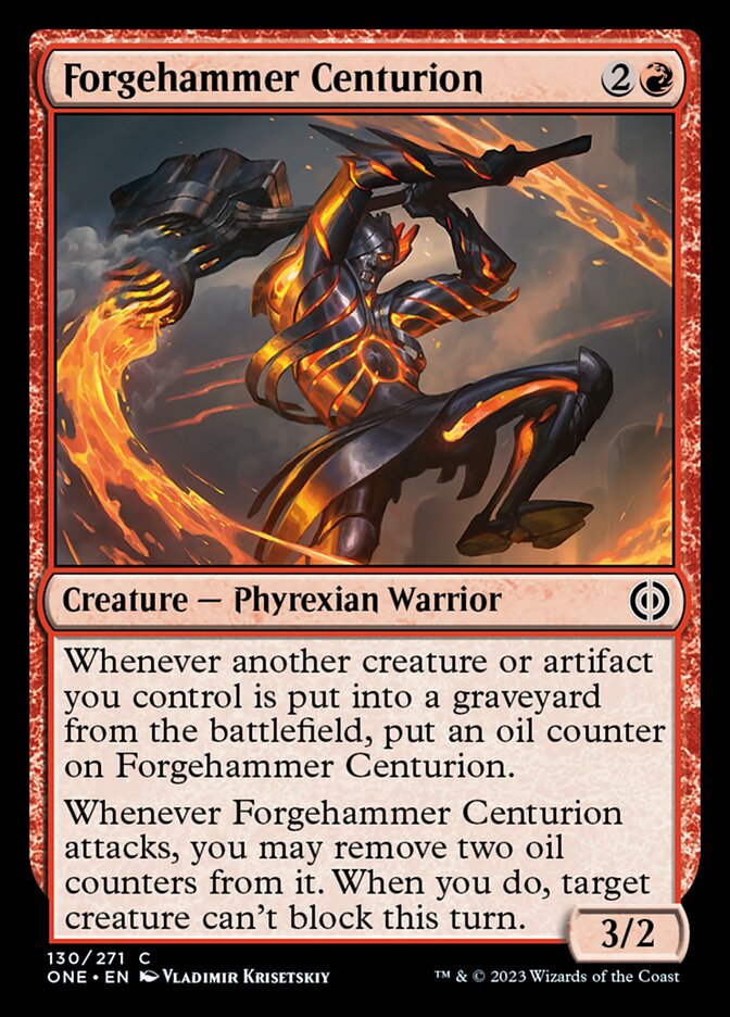 Forgehammer Centurion [Phyrexia: All Will Be One] | Tables and Towers