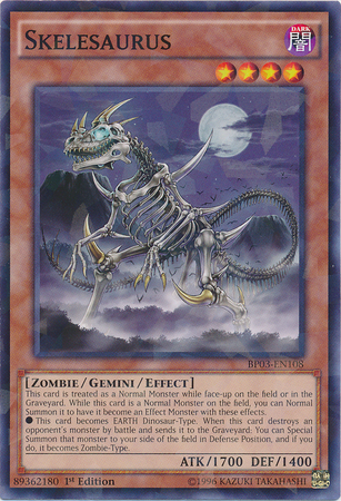 Skelesaurus [BP03-EN108] Shatterfoil Rare | Tables and Towers