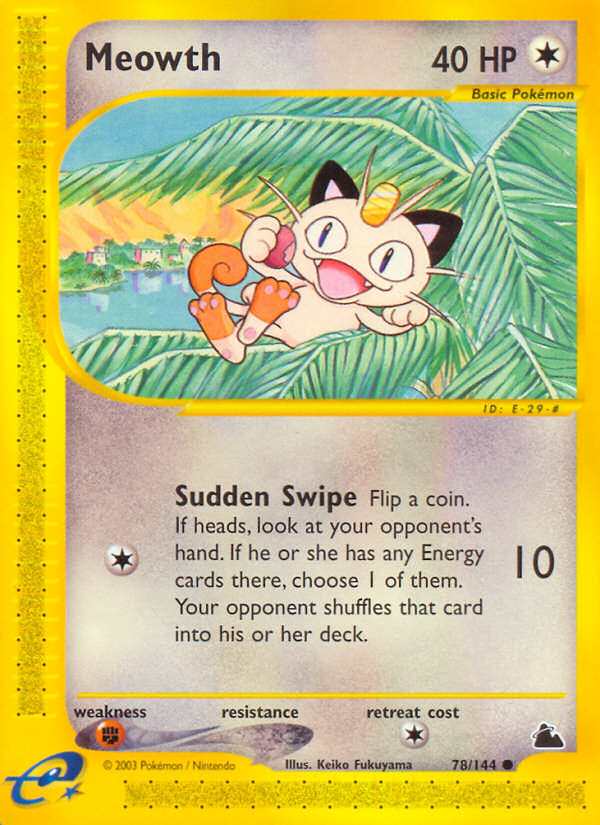 Meowth (78/144) [Skyridge] | Tables and Towers