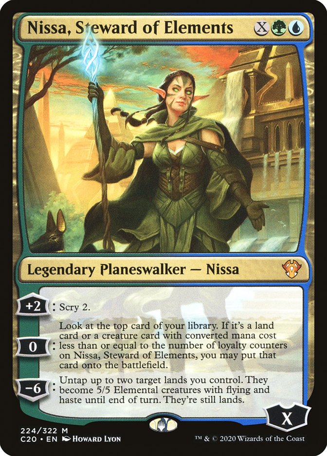 Nissa, Steward of Elements [Commander 2020] | Tables and Towers