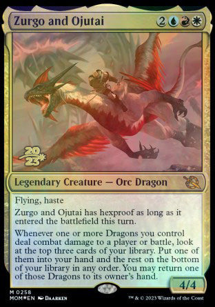 Zurgo and Ojutai [March of the Machine Prerelease Promos] | Tables and Towers