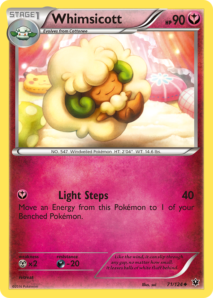 Whimsicott (71/124) [XY: Fates Collide] | Tables and Towers