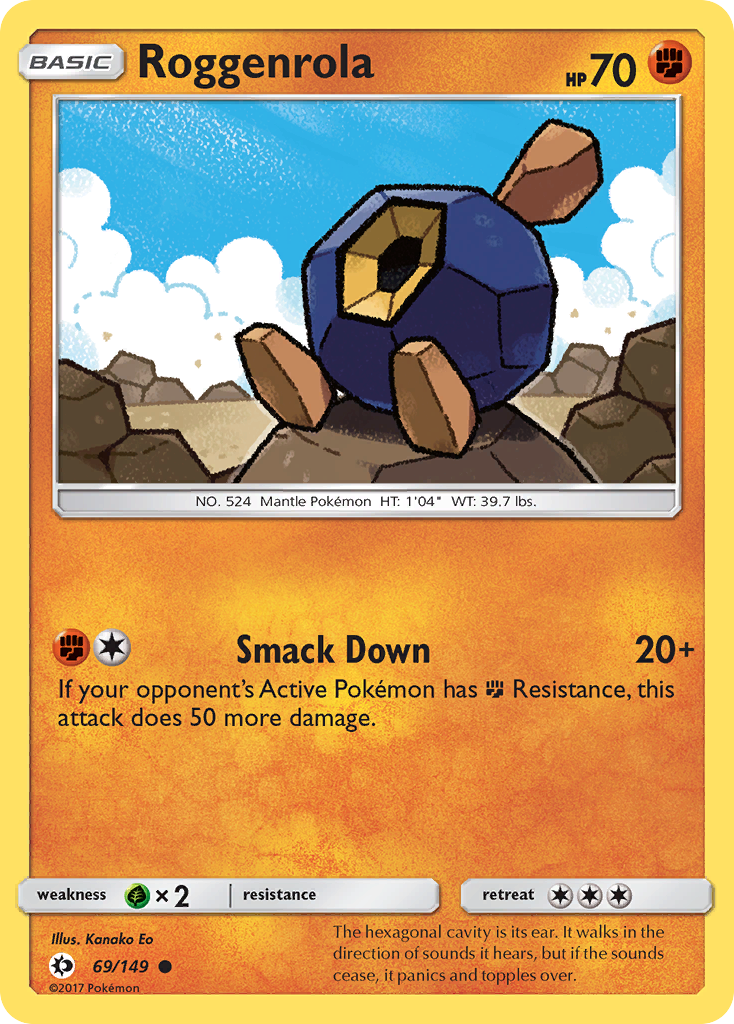 Roggenrola (69/149) [Sun & Moon: Base Set] | Tables and Towers