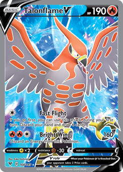 Talonflame V (168/185) [Sword & Shield: Vivid Voltage] | Tables and Towers