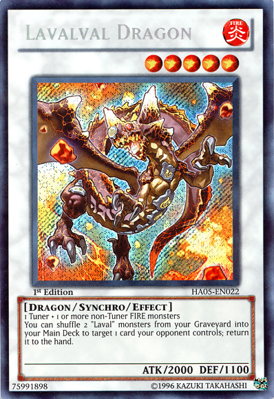 Lavalval Dragon [HA05-EN022] Secret Rare | Tables and Towers