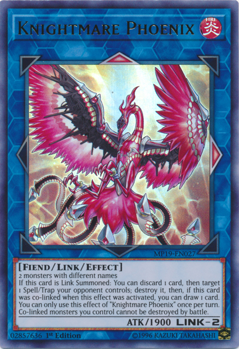 Knightmare Phoenix [MP19-EN027] Ultra Rare | Tables and Towers