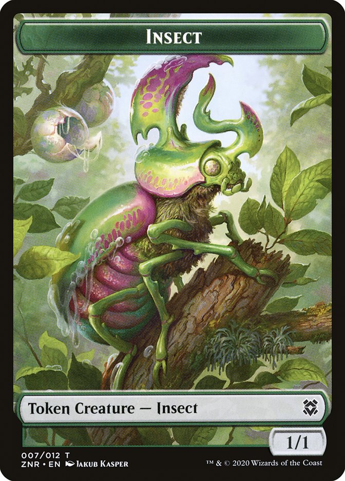 Insect Token [Zendikar Rising Tokens] | Tables and Towers