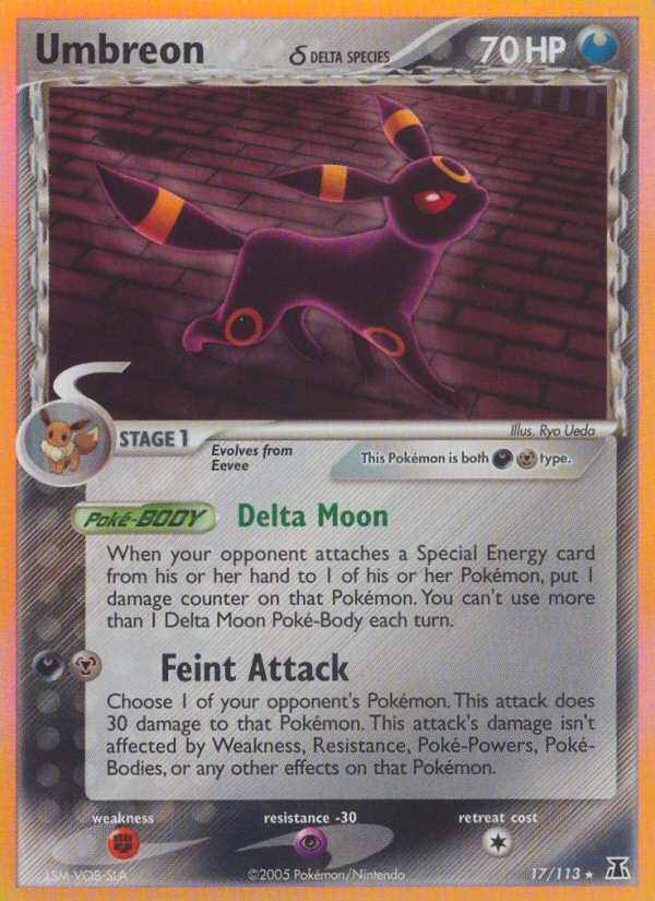 Umbreon (17/113) (Delta Species) [EX: Delta Species] | Tables and Towers