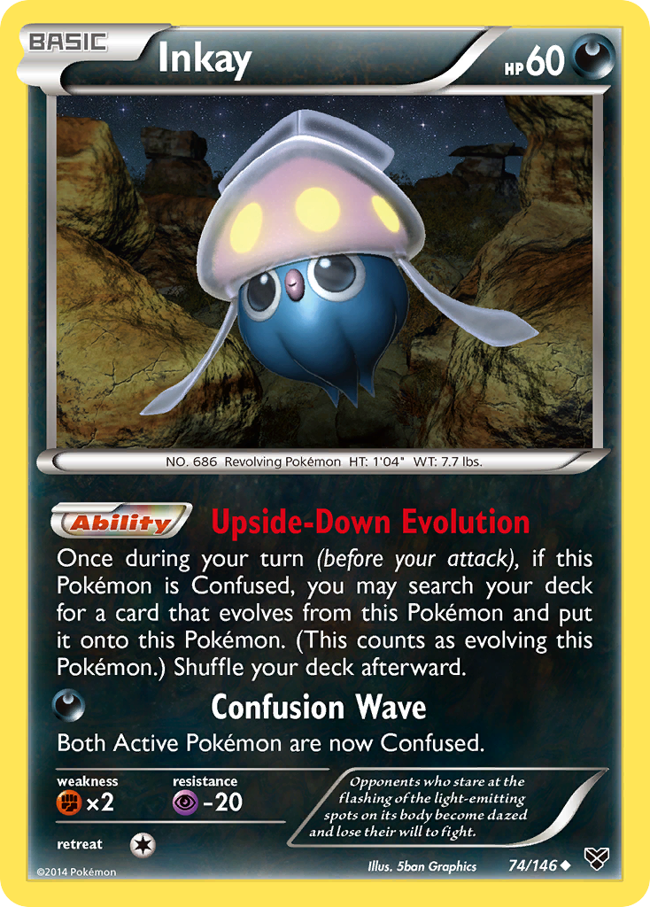 Inkay (74/146) [XY: Base Set] | Tables and Towers