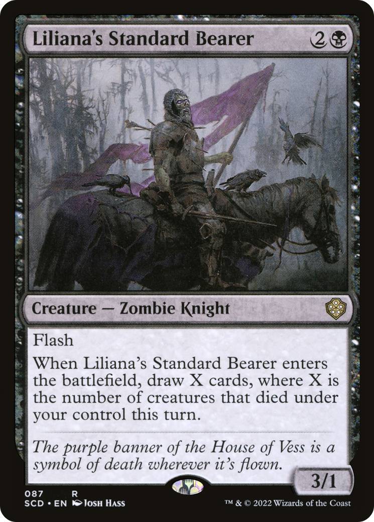 Liliana's Standard Bearer [Starter Commander Decks] | Tables and Towers