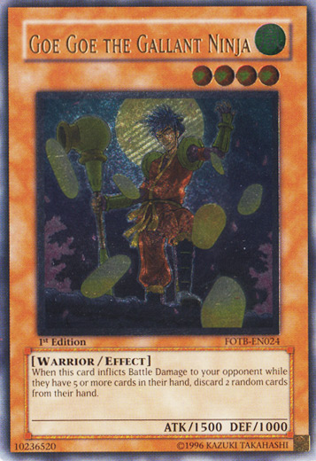 Goe Goe the Gallant Ninja [FOTB-EN024] Ultimate Rare | Tables and Towers