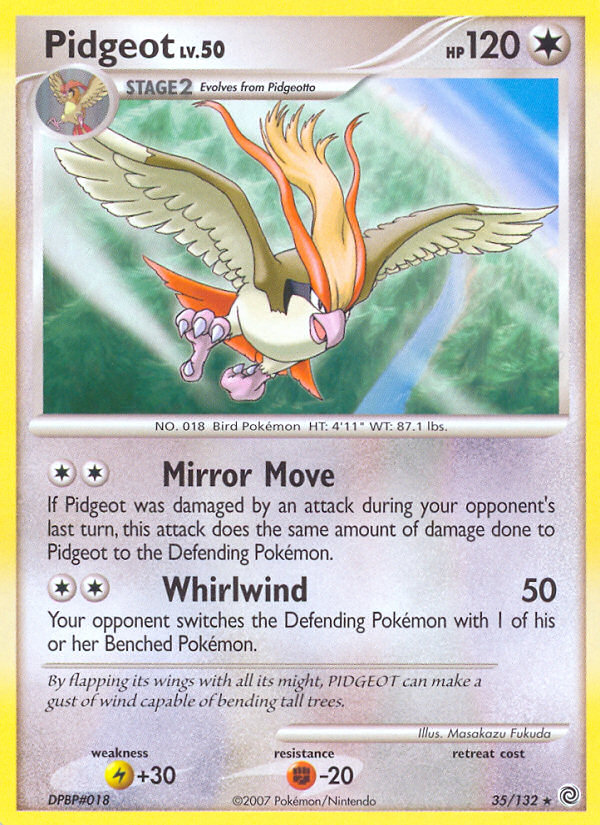 Pidgeot (35/132) [Diamond & Pearl: Secret Wonders] | Tables and Towers