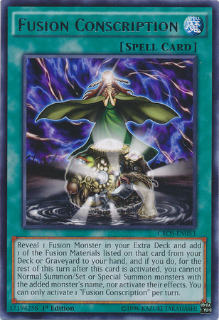 Fusion Conscription [CROS-EN053] Rare | Tables and Towers