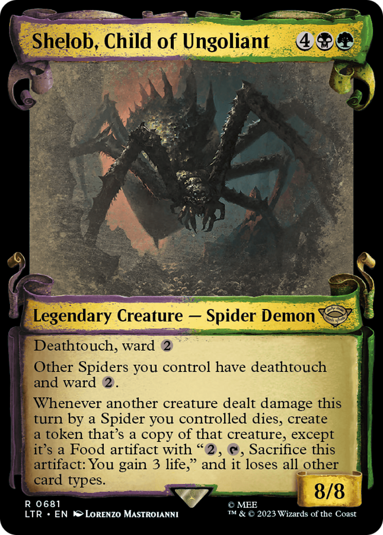 Shelob, Child of Ungoliant [The Lord of the Rings: Tales of Middle-Earth Showcase Scrolls] | Tables and Towers