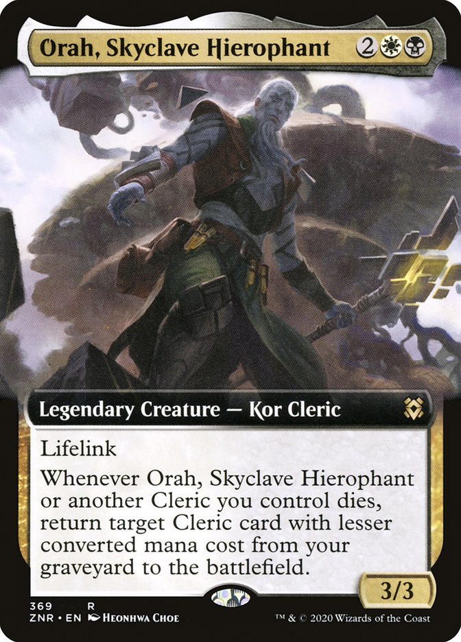 Orah, Skyclave Hierophant (Extended Art) [Zendikar Rising] | Tables and Towers