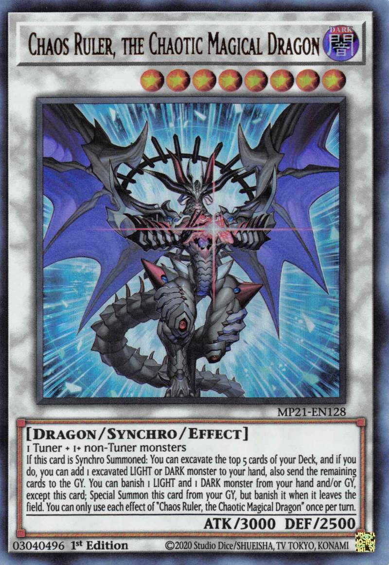 Chaos Ruler, the Chaotic Magical Dragon [MP21-EN128] Ultra Rare | Tables and Towers