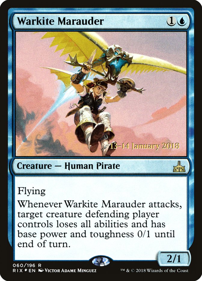 Warkite Marauder [Rivals of Ixalan Prerelease Promos] | Tables and Towers