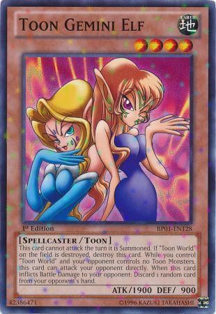 Toon Gemini Elf [BP01-EN128] Starfoil Rare | Tables and Towers