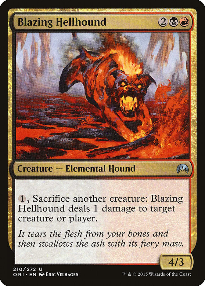 Blazing Hellhound [Magic Origins] | Tables and Towers