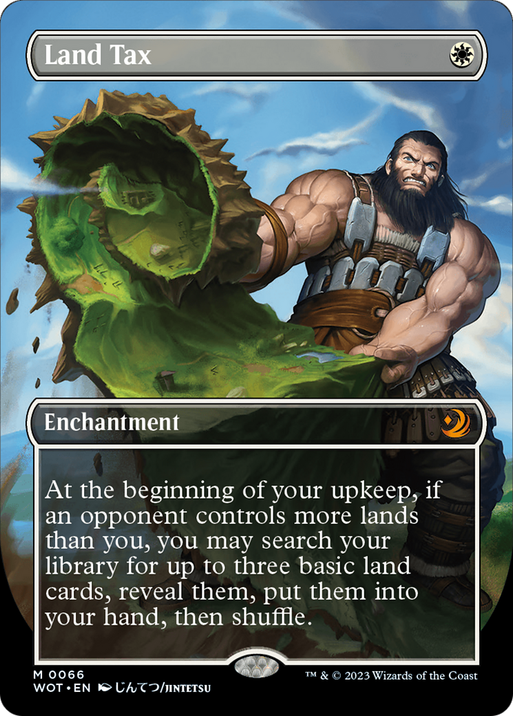 Land Tax (Anime Borderless) [Wilds of Eldraine: Enchanting Tales] | Tables and Towers