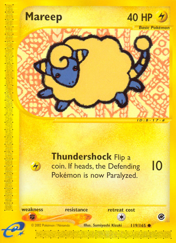 Mareep (119/165) [Expedition: Base Set] | Tables and Towers