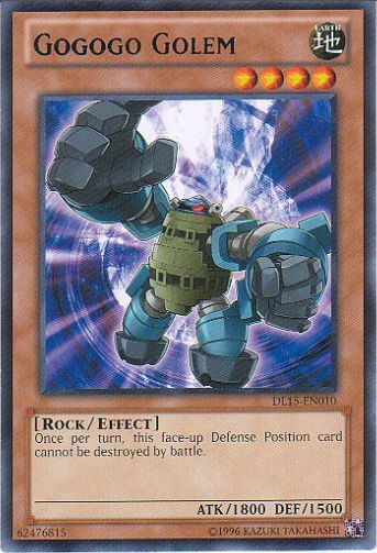 Gogogo Golem (Blue) [DL15-EN010] Rare | Tables and Towers