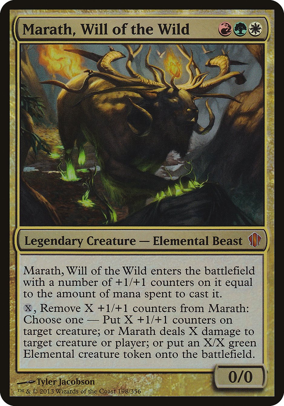 Marath, Will of the Wild (Oversized) [Commander 2013 Oversized] | Tables and Towers