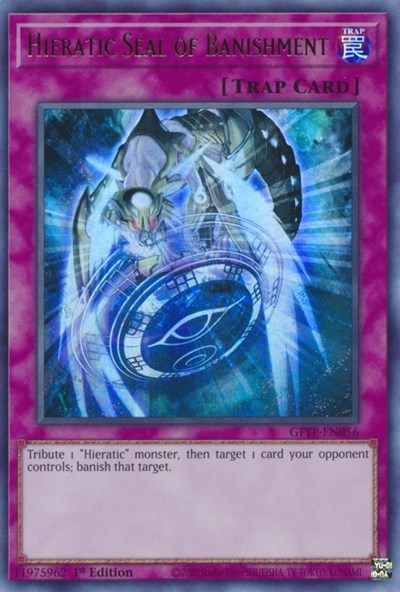 Hieratic Seal of Banishment [GFTP-EN056] Ultra Rare | Tables and Towers