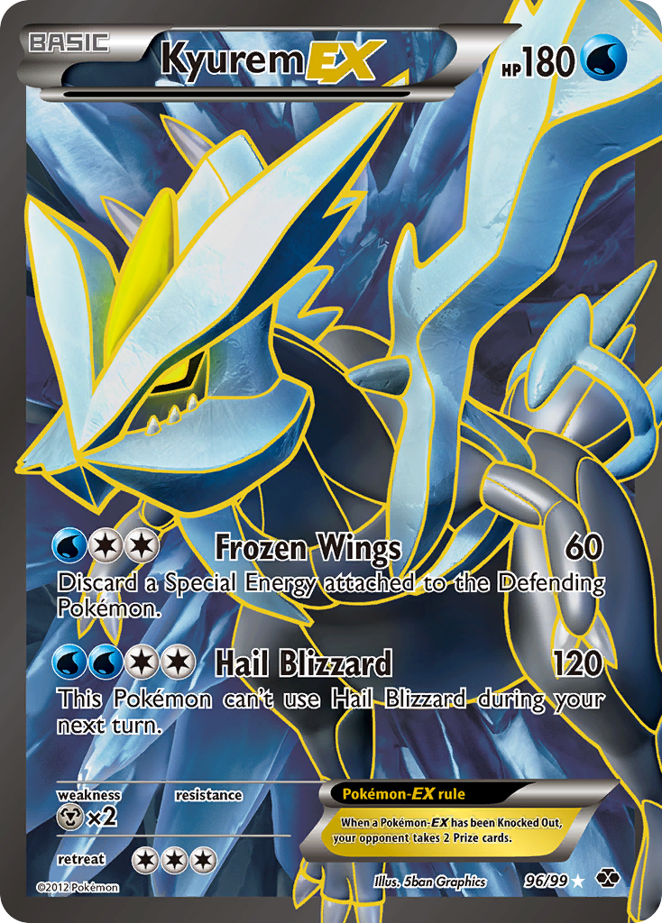 Kyurem EX (96/99) [Black & White: Next Destinies] | Tables and Towers