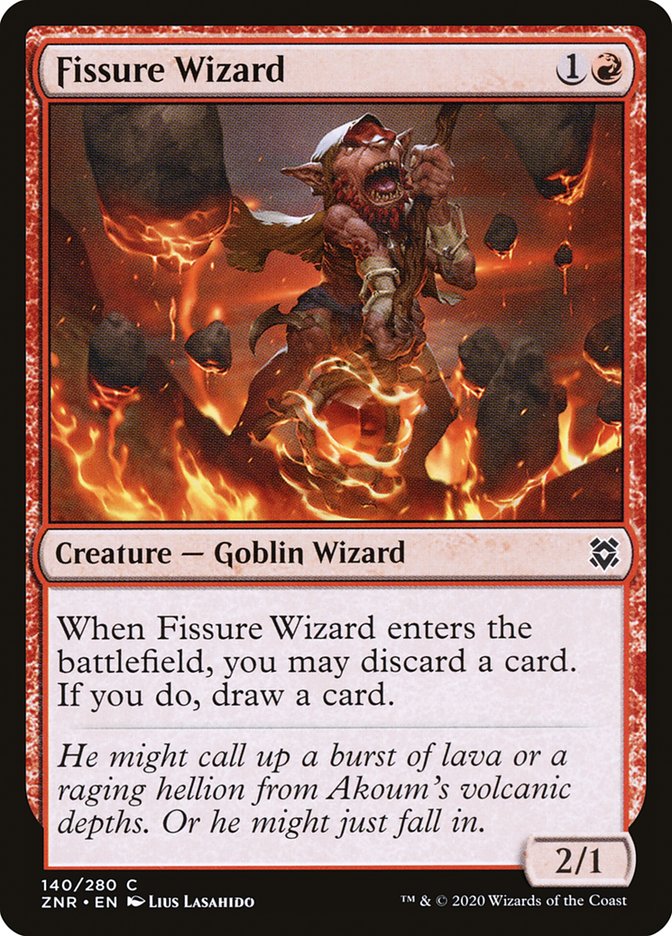 Fissure Wizard [Zendikar Rising] | Tables and Towers