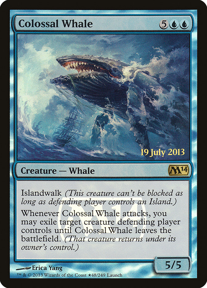 Colossal Whale [Magic 2014 Prerelease Promos] | Tables and Towers