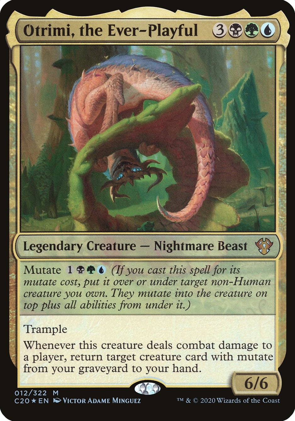 Otrimi, the Ever-Playful (Oversized) [Commander 2020 Oversized] | Tables and Towers