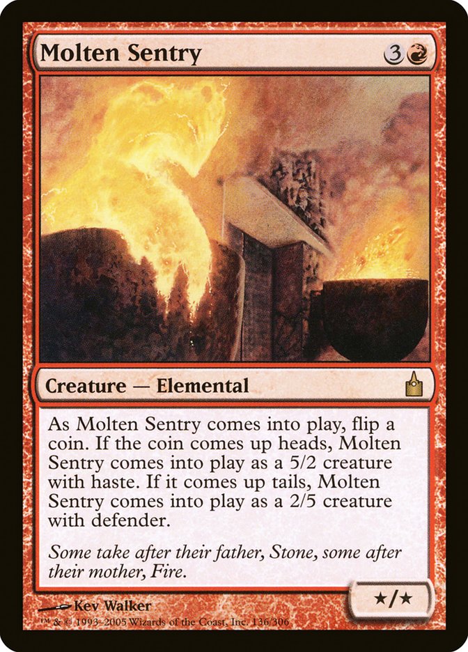 Molten Sentry [Ravnica: City of Guilds] | Tables and Towers