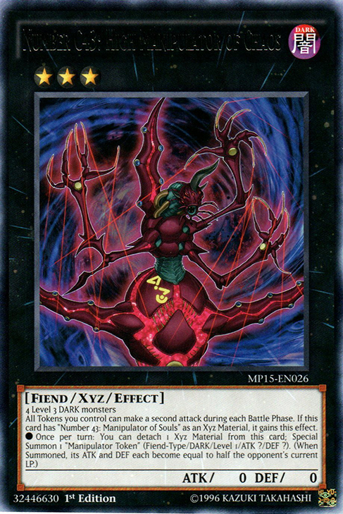Number C43: High Manipulator of Chaos [MP15-EN026] Rare | Tables and Towers