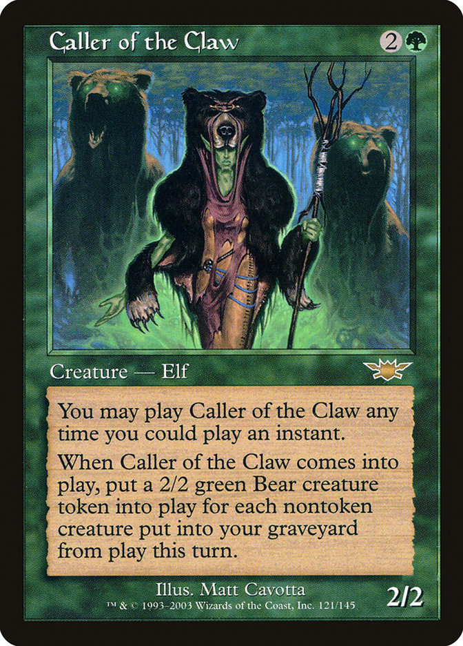 Caller of the Claw [Legions] | Tables and Towers